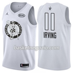 Canotte Uomo Boston Celtics Kyrie Irving 11 2018 All Star Jordan Brand Bianco Swingman